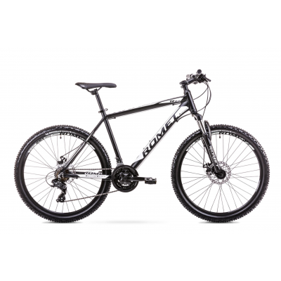 Horský bicykel Romet Rambler 26" R6.2 čierno-biely hliníkový 14" 
